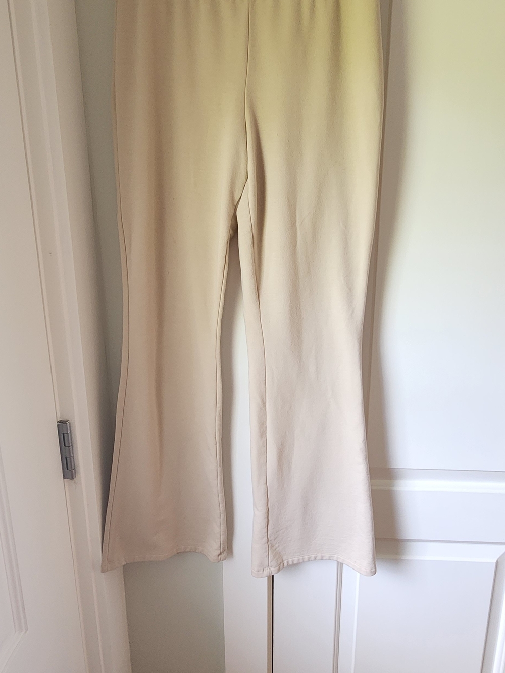 GAP Cream Wide-Leg Jumpsuit Pants